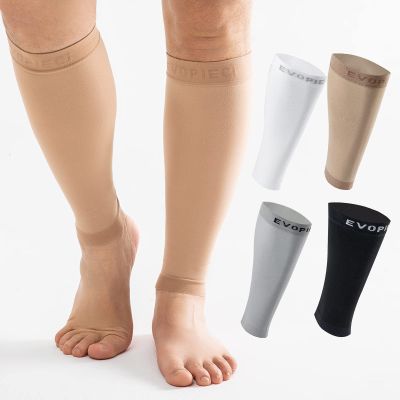 EVOPLECI 15-20mmHg 28 Pair Men and Women Wide Calf Sleeve Brace Compression Socks for Leg Support, Pain Relief