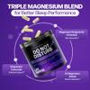 Doctor Formulated Triple Magnesium for Sleep, Calm & Relaxation with Chelated Magnesium Glycinate, L-Theanine, Passionflower & Evodia  Non-Habit, No Melatonin Magnesium Sleep Aid Support Supplement view 2