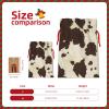 Fresqa Cow Fur Print Reusable Christmas Gift Bags Cloth Gift Bags For Endearing Presentation-Memorable Moments view 4