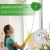 Ceiling Fan Cleaner Duster High Ceiling Extended Fan Blade Cleaner from 13 to 50 Inch Reusable Microfiber Ceiling Fan Duster with Extension Handle for Furniture Bookshelves Wall Door (Green) view 3
