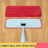 16.5 Inch Reusable Mop Pads Microfiber Spray Mop Replacement Heads for Wet/Dry Mops Compatible with Bona Floor Care System (6 Pack) view 2