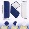 16.5 Inch Reusable Mop Pads Microfiber Spray Mop Replacement Heads for Wet/Dry Mops Compatible with Bona Floor Care System (6 Pack) view 3
