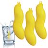 Bottle Cleaning Beans Magic Bottle Cleaning Beans 3Pcs Reusable Pea-Shaped Water Cleaner Sponges for Internal Yellow view 1