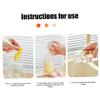Bottle Cleaning Beans Magic Bottle Cleaning Beans 3Pcs Reusable Pea-Shaped Water Cleaner Sponges for Internal Yellow view 2