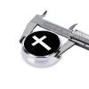 Cross on Black Round Pill Box Streamline Daily Medication Routine view 4