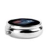 American Greece Greek Flag Round Pill Box Streamline Daily Medication Routine view 3