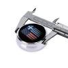 American Greece Greek Flag Round Pill Box Streamline Daily Medication Routine view 4