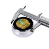 Coat of Arms of Kazakhstan Round Pill Box Streamline Daily Medication Routine view 4