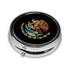 American Flag Mexico Round Pill Box Streamline Daily Medication Routine view 2