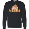 inktastic Gingerbread House Family Adult Long Sleeve T-Shirt Large 0040 Black 42dfa view 1