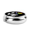 Transgender Pride Rainbow Flag Love LGBTQ Round Pill Box Streamline Daily Medication Routine view 3
