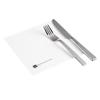 Restaurantware Luxenap 15.8 x 15.8 Inch Disposable Paper Napkins 50 Soft Linen-Feel Napkins - Air Laid Absorbent Pre-folded White Paper Napkins Durable For Dinner Parties and Events view 1