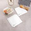 Restaurantware Luxenap 15.8 x 15.8 Inch Disposable Paper Napkins 50 Soft Linen-Feel Napkins - Air Laid Absorbent Pre-folded White Paper Napkins Durable For Dinner Parties and Events view 3