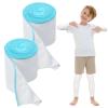 Threlaco 2 Rolls Wet Wraps Bandage for Eczema 3.54'' x 1.97 yd Wet Wrap Therapy for Eczema Treatment for Adults Kids(Blue) view 1