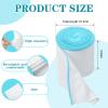 Threlaco 2 Rolls Wet Wraps Bandage for Eczema 3.54'' x 1.97 yd Wet Wrap Therapy for Eczema Treatment for Adults Kids(Blue) view 2