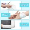 Threlaco 2 Rolls Wet Wraps Bandage for Eczema 3.54'' x 1.97 yd Wet Wrap Therapy for Eczema Treatment for Adults Kids(Blue) view 3