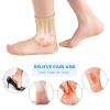 2Pcs Ankle Brace, Wrist Brace, Foot Compression Sleeve, Ankle Brace Compression Support Sleeve for Women&Men, Plantar Fasciitis Foot Socks, Ankle Sleeves Ice Skate Guards for Skating Riding Skiing Bl view 3