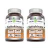 Amazing Formulas Nattokinase Dietary Supplement 200 mg Veggie Capsules Supplement | 4000 FU Enzyme Activity | Non-GMO | Gluten Free | Made in USA (90 Count | 2 Pack) view 1