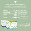 Organyc New Version 100% Certified Organic Cotton Inside and Out Overnight Feminine Pads, Heaviest Flow, Super Absorbency 2.0, 7 Count (6 Pack) view 4