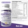 EAS SportsVite High Potency Multivitamin for Athletes | Vitamin & Mineral Nutrient Blend | 2300mg Beta Alanine, 2000mg Carnitine Tartrate | 180 Tablets view 2