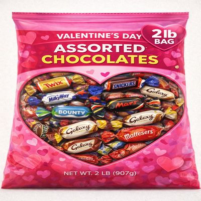 Mothers DAY-CELEBRATION Assorted Wrapped Chocolates 2 Pounds