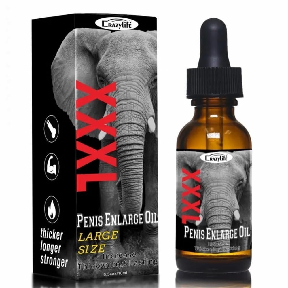 Crazylife Extra Strength Men Male Enhancement Enlarge Oil Grow Oil 10ml Enlargement