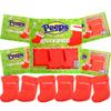 Needzo Stocking Marshmallow Peeps, Festive Christmas Candy Treats for Holiday Parties and Stockings (Pack of 5) view 1