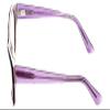 Calabria Ecru Ferry Cat Eye Reading Glasses +3.50 Tortoise Havana Blush Purple Violet Women view 3