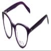 Calabria Ecru Daltrey Cat-Eye Blue Light Blocking Reading Glasses +0.00 Purple Women view 1