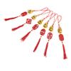 BESTOYARD 6pcs Plant Pot Window Chinese Pendants Decorative Pendant Bonsai Hanging Decor Chinese Style Pendant New Year Bonsai Pendant Bonsai Ornament an Lucky Nylon view 1