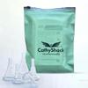 10 Pack 29mm External Condom Catheters for Men Day or Night-Breathable 100%Silicone, Latex Free, Transparent, Moisture Wicking Self Sealing Adhesive, with CathyShack Travel/Storage Bag & Instructions view 1