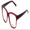 Calabria Ecru Collins Square Reading Glasses +2.00 Red Men Women view 1