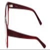 Calabria Ecru Collins Square Reading Glasses +2.00 Red Men Women view 3