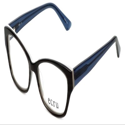 Calabria Ecru Ferry Cat-Eye Blue Light Blocking Reading Glasses +2.00 Blue Women