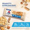 Atkins Peanutty Overload Snack Bar, Protein Snack, High in Fiber, 2g Sugar, 5 Count view 2