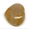 183.6g, 2.6"x2.6"x1.2", Natural Untreated Yellow Healing Quartz Heart Crystal Polished Gemstones from Madagascar, Home Decor, B30545 view 1