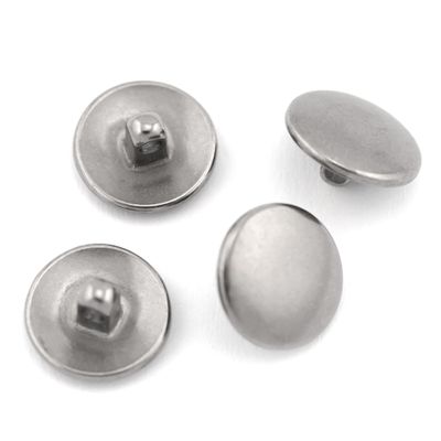 HALLMERS 2 Pairs 8mm Round Solid Titanium Anti Slip Nose Pads Screw On Mount Replacement Part - Anti Allergic Allergy Reading Eyeglass Frame Eyeglasses Non-Slip Specs Spectacles Repair