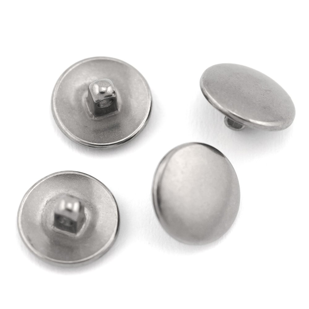 HALLMERS 2 Pairs 8mm Round Solid Titanium Anti Slip Nose Pads Screw On Mount Replacement Part - Anti Allergic Allergy Reading Eyeglass Frame Eyeglasses Non-Slip Specs Spectacles Repair