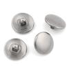 HALLMERS 2 Pairs 8mm Round Solid Titanium Anti Slip Nose Pads Screw On Mount Replacement Part - Anti Allergic Allergy Reading Eyeglass Frame Eyeglasses Non-Slip Specs Spectacles Repair view 1