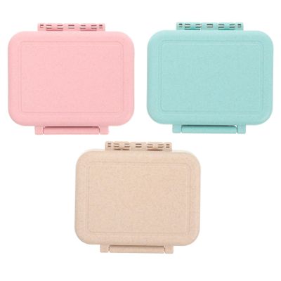 Convenient Portable Medicine Organizer 3-Piece Multi-Grid Pill Box Simple Stylish for Travel