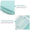 Convenient Portable Medicine Organizer 3-Piece Multi-Grid Pill Box Simple Stylish for Travel view 4