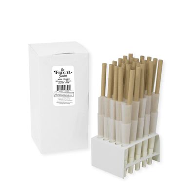 Frugal Smoker Ultra Thin Burning Pre-Rolled Rolling Cones 1 1/4 Size (84mm) Size - 50 Cones