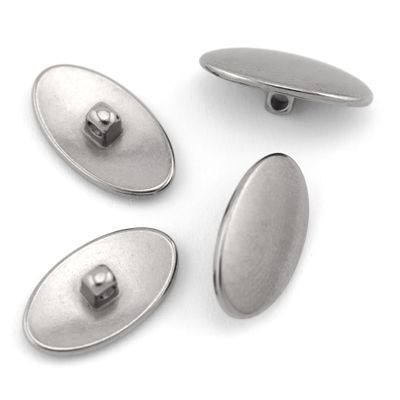 HALLMERS 2 Pairs 12mm x 7mm Oval Titanium Anti Slip Nose Pads Screw Mount Replacement Part - Hypoallergenic Eyeglass Frame Eyeglasses Specs Spectacles