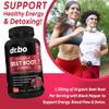 Organic Beet Root Capsules Supplements - 1350mg Beetroot Powder Extract Pills, Organic Beet Root Powder Supplement, Super Nitric Oxide Beets High Circulation Total Vitamins Support - 120 Beets Tablets view 3