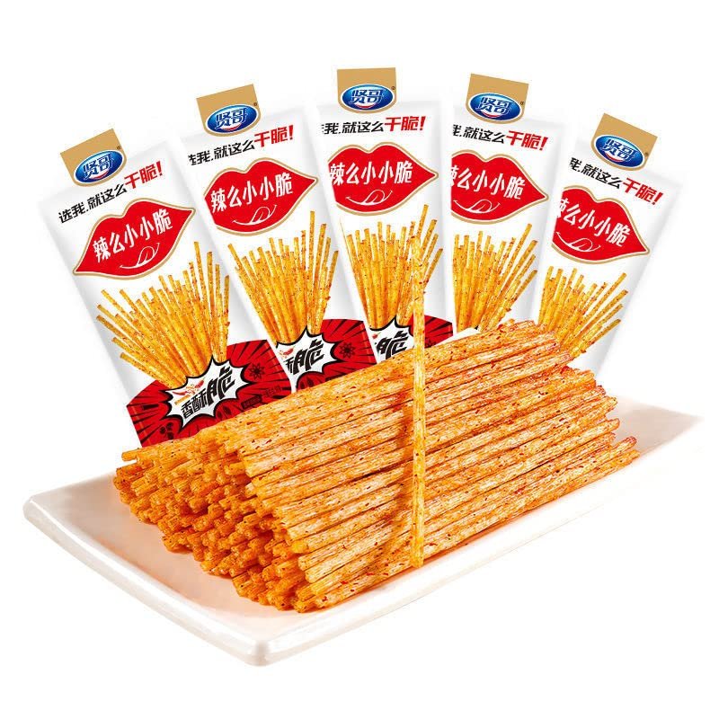 Instant Latiao Snacks,Spicy Strip Spicy Small Gluten,Classic Sweet hot&Spicy Flavor Chinese Snack Food,Ready to eat spicy snacks, Snack Gifts (small spicy stick,1bag)