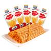 Instant Latiao Snacks,Spicy Strip Spicy Small Gluten,Classic Sweet hot&Spicy Flavor Chinese Snack Food,Ready to eat spicy snacks, Snack Gifts (small spicy stick,1bag) view 1