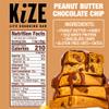 KiZE Energy Bars - Peanut Butter Chocolate Chip - 30-Count - Gluten Free, Dairy Free, Non-GMO, and High Protein Meal Replacement Energy Bars, Clean and Simple Food Ingredients - 10g High Protein Snacks (30 Count) view 2