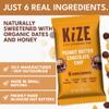 KiZE Energy Bars - Peanut Butter Chocolate Chip - 30-Count - Gluten Free, Dairy Free, Non-GMO, and High Protein Meal Replacement Energy Bars, Clean and Simple Food Ingredients - 10g High Protein Snacks (30 Count) view 3