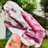 KatLin Natural Pink Brazilian Red Tourmaline Original Stone Crystal Specimen Healing Crystal Decoration Ornaments (Size : 450-500g) view 2