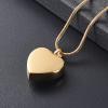 BIAIHQIE Heart Cremation Urn Jewelry Engravable Keepsake Pendant Hold Ashes Of Loved One Cremation Necklace For Women,1 view 3